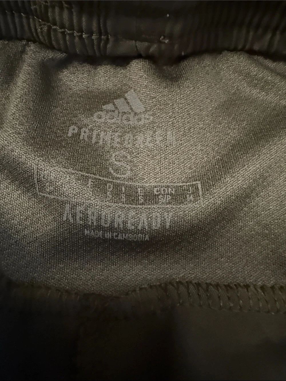 adidas Olive Green Athletic Training Shorts Size Small